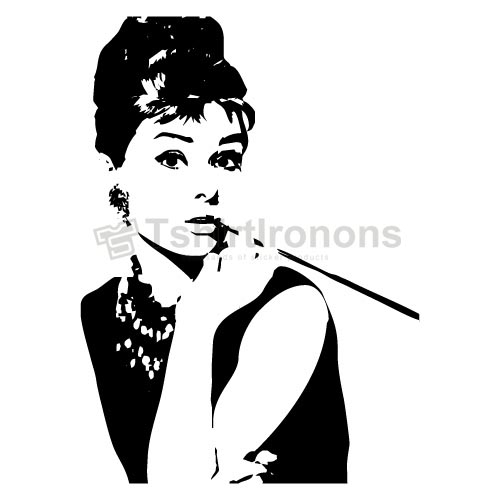 Audrey Hepburn T-shirts Iron On Transfers N7115 - Click Image to Close